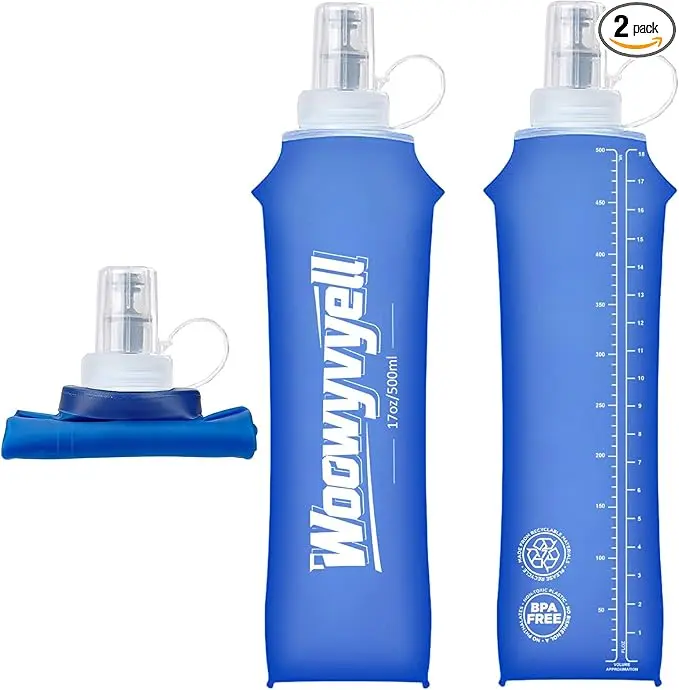 Running Vest Soft Flask, Collapsible Water Bottles