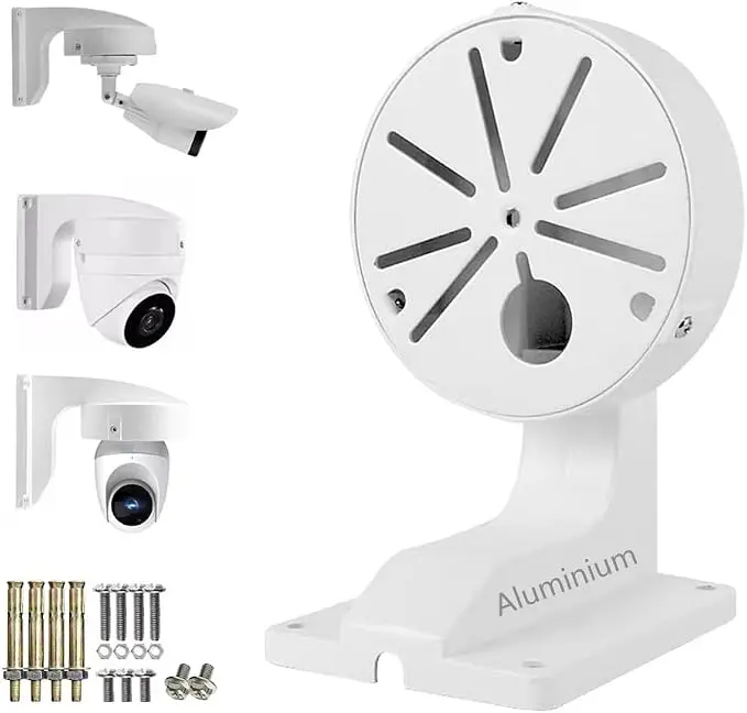 Security Camera Mount Bracket, Aluminum Indoor Outdoor Wall Mount Bracket