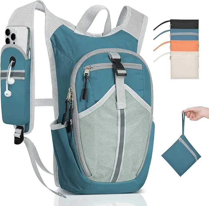Small Hiking Backpack 15L-Lightweight Packable Foldable Backpack