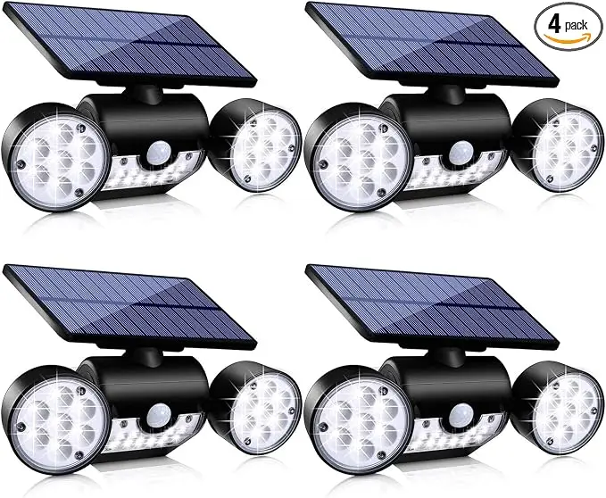 Solar Lights Outdoor, 30 LED Solar Security Lights