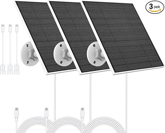 Solar Panel for Eufy Outdoor Camera, Compatible