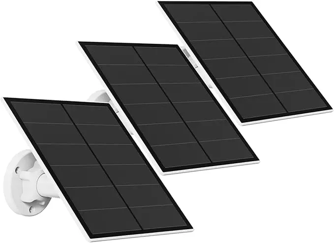 Solar Panel for Security Camera, 5W USB Solar Panel Compatible