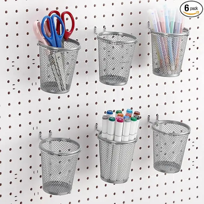 Spakon 6 Sets Pegboard Cups