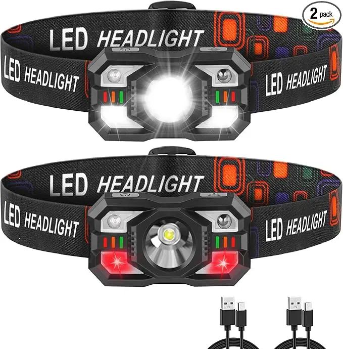 Staaricc Headlamp Rechargeable, LED Headlamp
