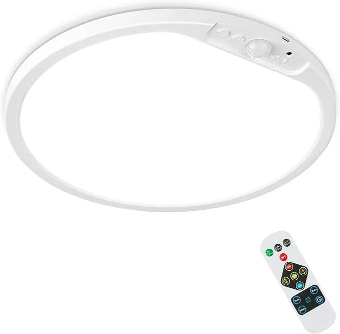 SunRider 12 Inch Rechargeable Motion Sensor LED Ceiling Light