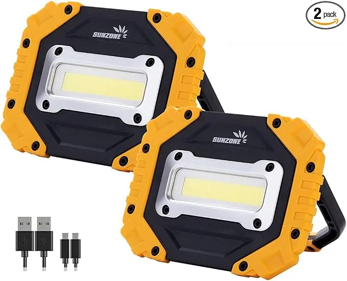 Sunzone LED Work Light, Rechargeable Magnetic Flood Lights