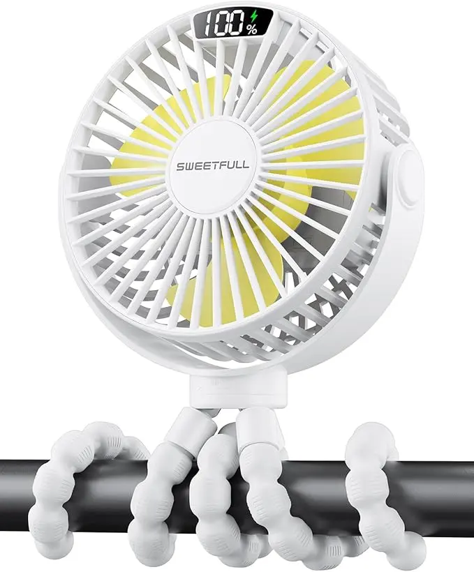 SWEETFULL Portable Stroller Fan