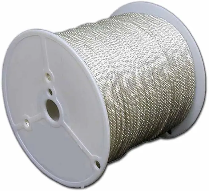 T.W . Evans Cordage 1/2" Solid Braid Nylon Rope 500' Spool