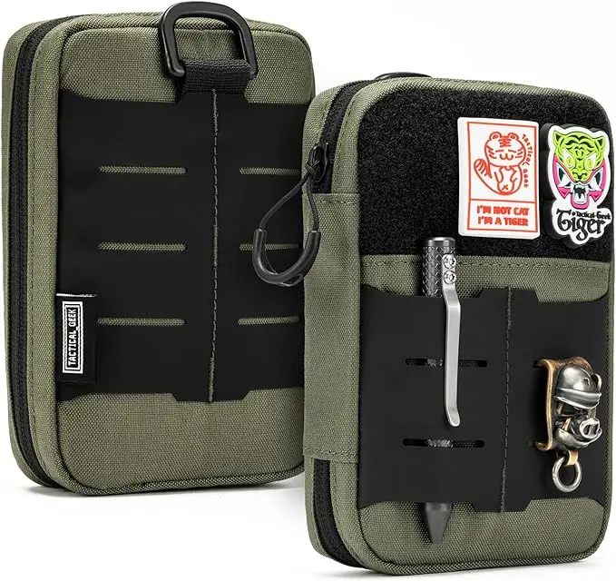 TACTICAL GEEK Block E2.0 EDC Compact Waist Multi-Purpose Molle Pouch Organizer
