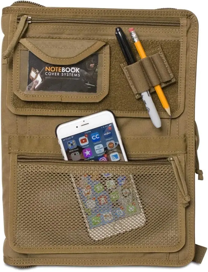 Tactical Notebook Covers Tactical Admin Notebook Cover System | Zippered Map