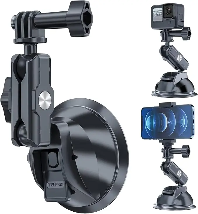 TELESIN Suction Cup Car Mount