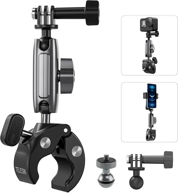 TELESIN Super Clamp Camera Mount