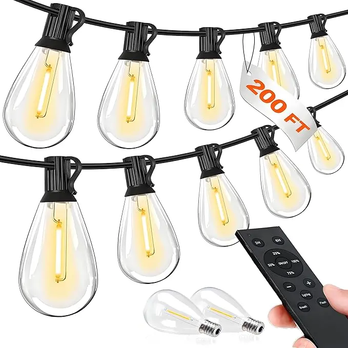Tenmiro 200FT LED Outdoor String Lights