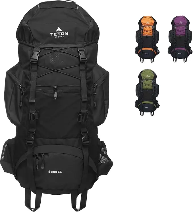 Teton 55L Scout Internal Frame Backpack
