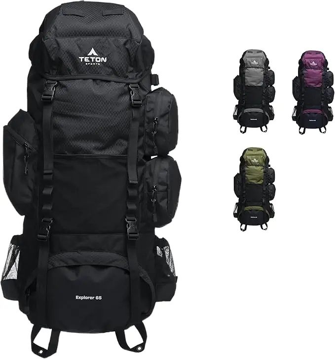Teton 65L Explorer Internal Frame Backpack