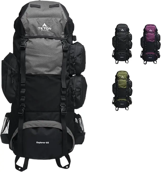 Teton 65L Explorer Internal Frame Backpack