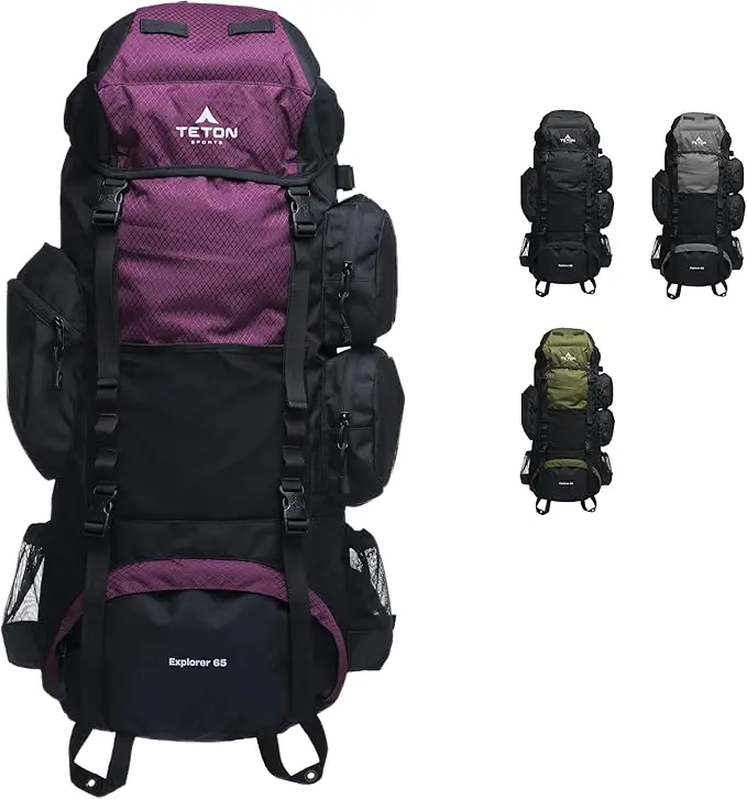Teton 65L Explorer Internal Frame Backpack