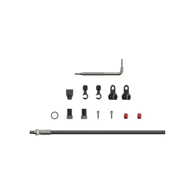 Threaded Inline Crimp 2000mm Hydraulic Brake Line Kit