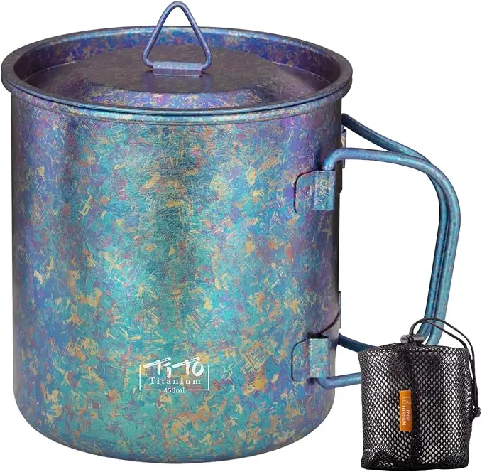 TiTo Titanium Cup Titanium Pot
