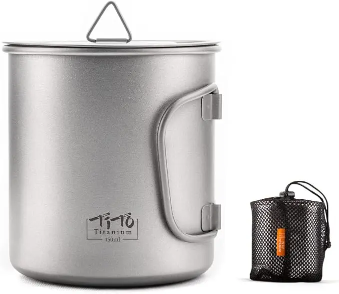 TiTo Titanium Cup Titanium Pot