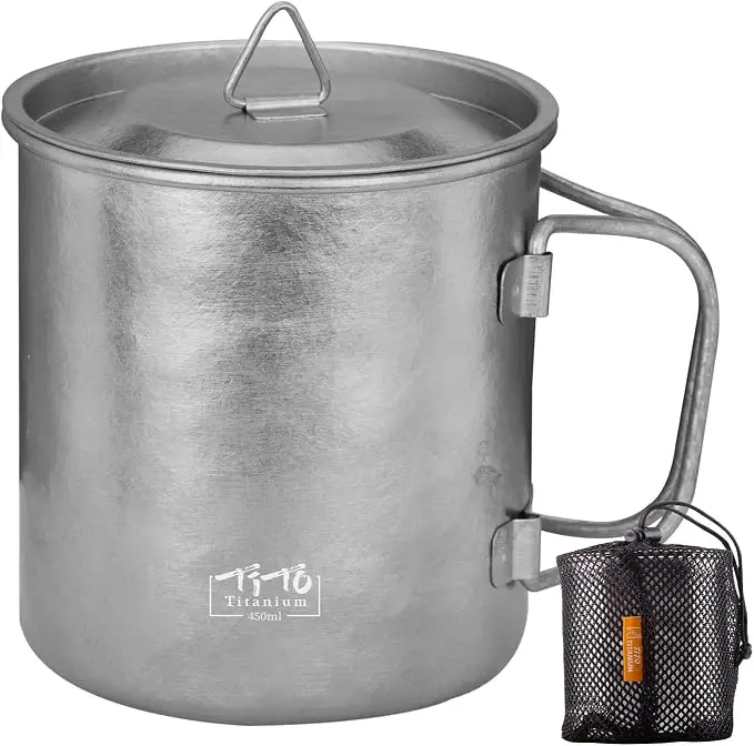 TiTo Titanium Cup Titanium Pot