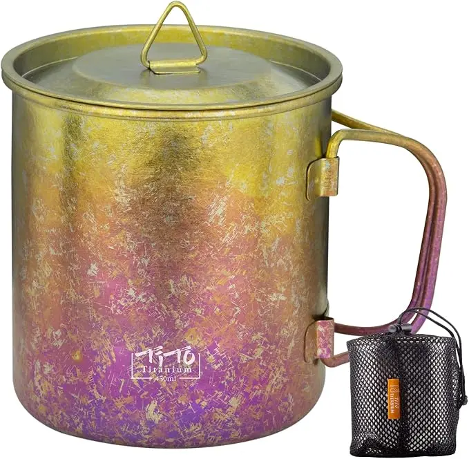 TiTo Titanium Cup Titanium Pot