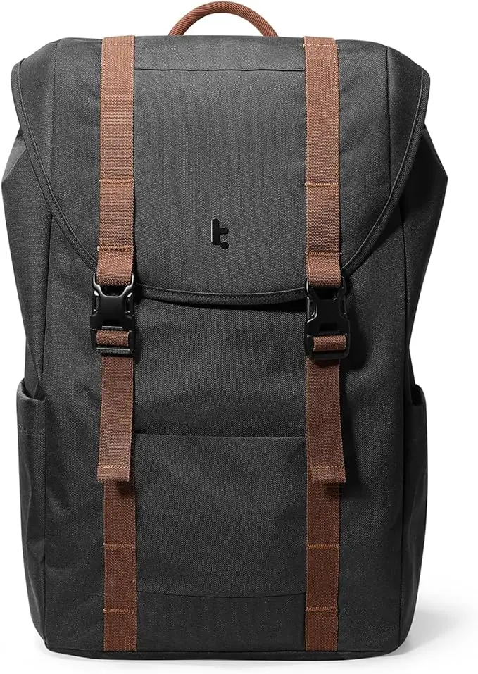 tomtoc Flap Laptop Backpack, Lightweight, Water-Resistant Casual Daypack