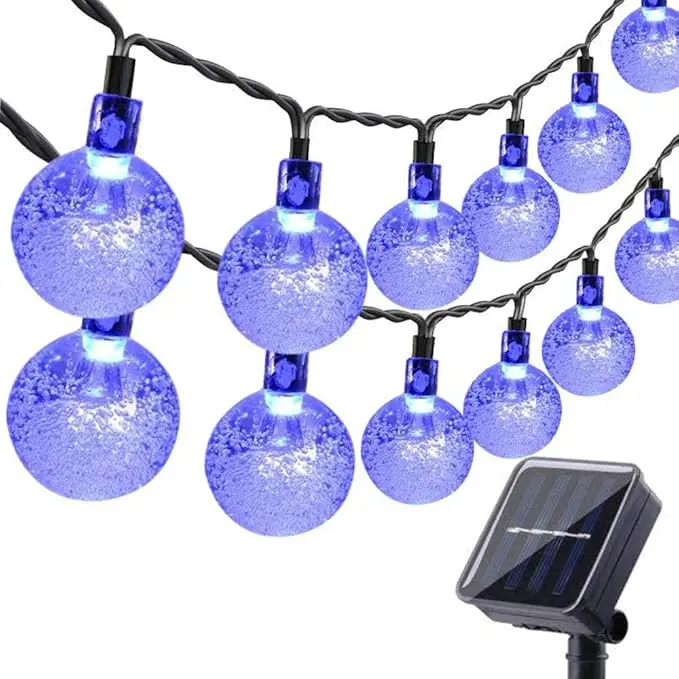 Toodour Solar String Lights Outdoor, 36ft 60 LED Globe String Light