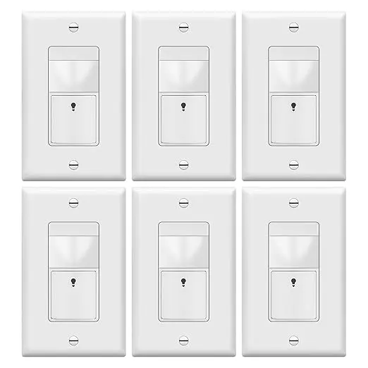 TOPGREENER PIR Motion Sensor Light Switch, Occupancy & Vacancy Motion Sensor