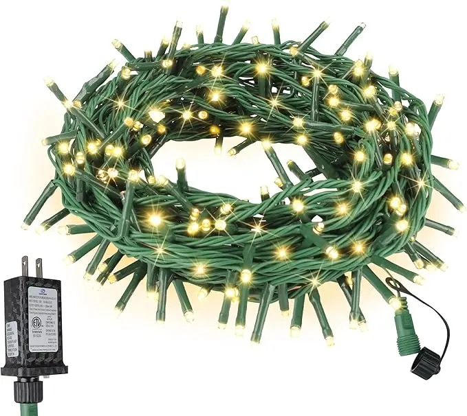 Twinkle Christmas Lights 33ft 100 LED 8 Modes