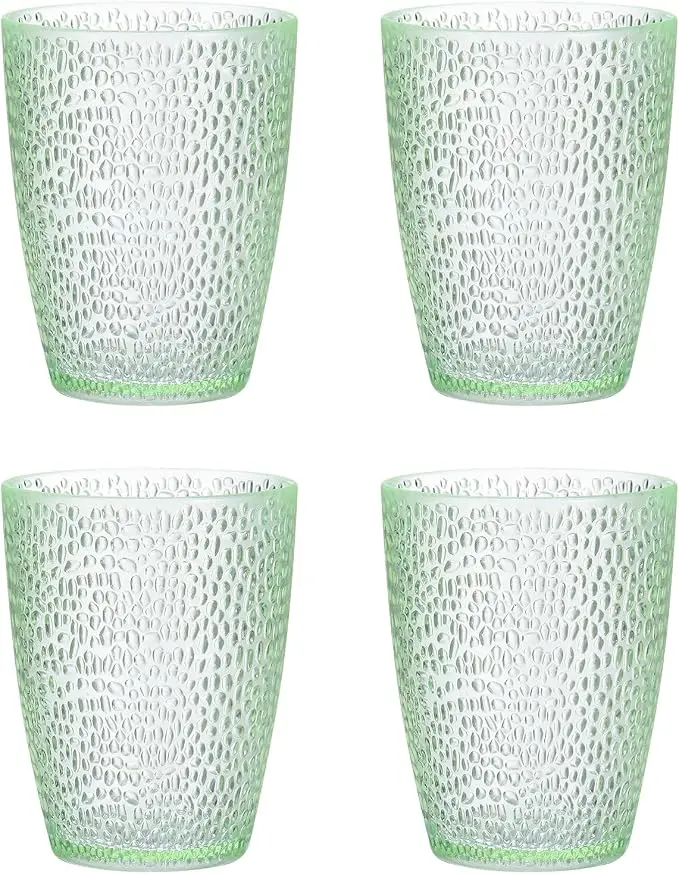 uxcell 10oz Acrylic Drinking Glasses