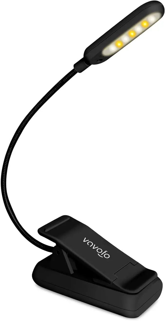 VAVOFO Rechargeable Reading Light, 7 LEDs