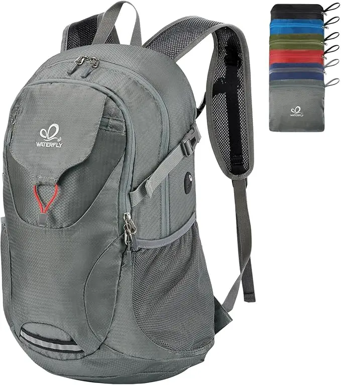 WATERFLY Lightweight Packable Hiking Backpack