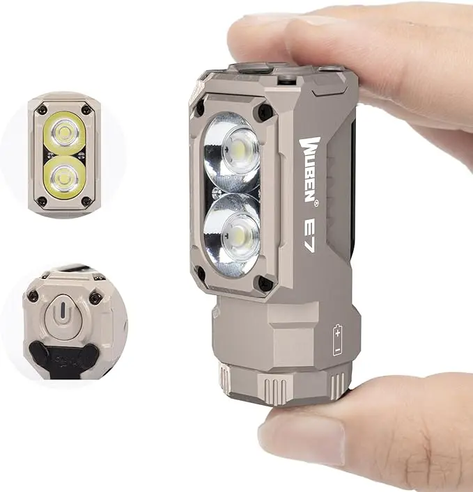 WUBEN E7 1800 Lumen Rechargeable Mini Flashlight