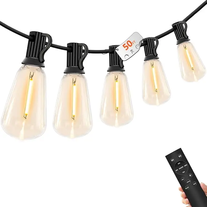 YOYONACY 50 FT Outdoor String Lights
