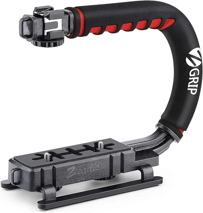 Zeadio Video Action Stabilizing Handle Grip Handheld Stabilizer