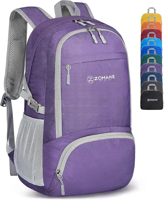 ZOMAKE Lightweight Packable Backpack 30L