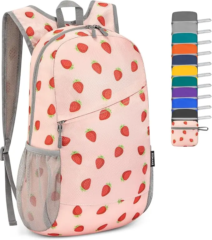 ZOMAKE Lightweight Packable Backpack, Foldable Backpacks Small Daypack