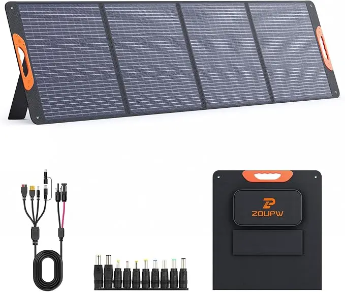 ZOUPW 220W Portable Solar Panel